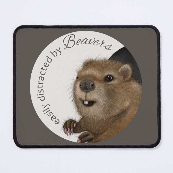 Item preview, Beaver Art, Easily Excited by Beavers, Beaver Shirt, Beaver Gift, Funny Shirt designed and sold by DogLifeCo.