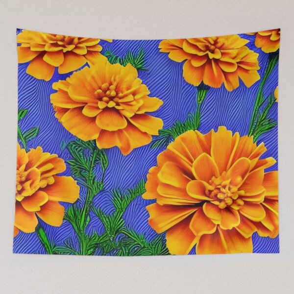 Item preview, Marigold flowers background designed and sold by gramizzia.