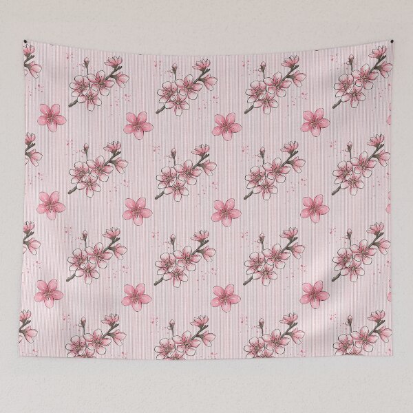 Item preview, Vintage Pink  Cherry Blossom Pattern designed and sold by PRINYOS.