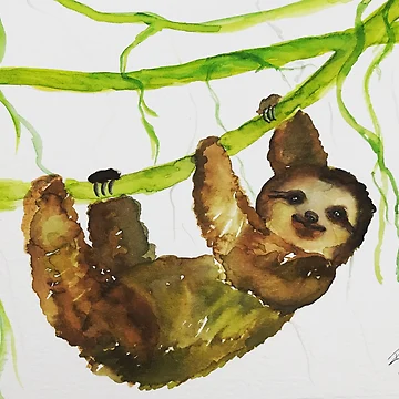 Artwork thumbnail, Sloth by Ruthely