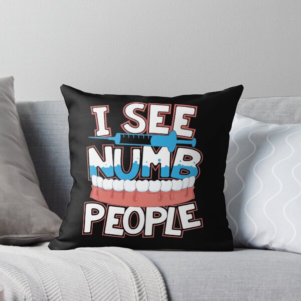 Item preview, Funny Dentist Dental Hygienist I See Numb People designed and sold by Crush Retro®.