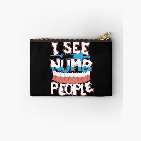 Item preview, Funny Dentist Dental Hygienist I See Numb People designed and sold by Crush Retro®.