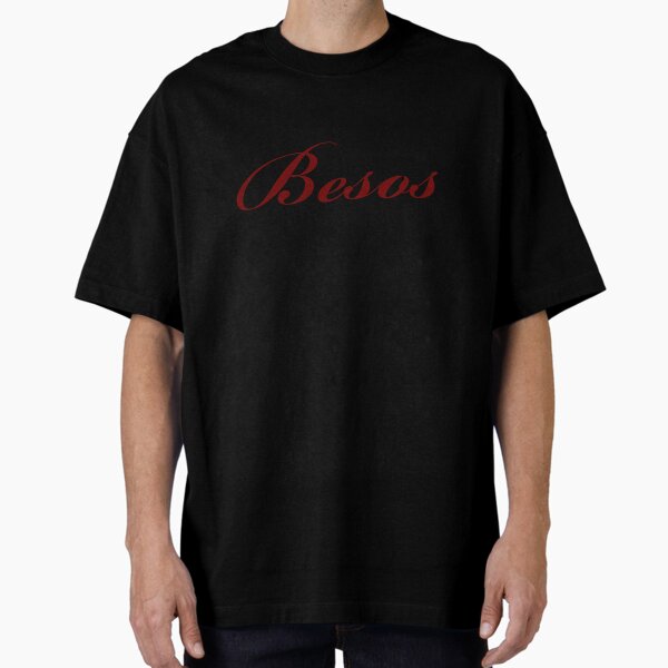 Besos - Kisses in Spanish Language Oversized T-Shirt