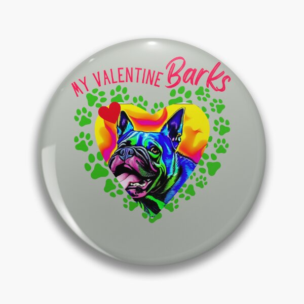 Artikelvorschau, Mein Valentinsgruß bellt Valentinstagpfote und niedliches Hundedesign für Hundeliebhaber entworfen und verkauft von tranquilbeach.
