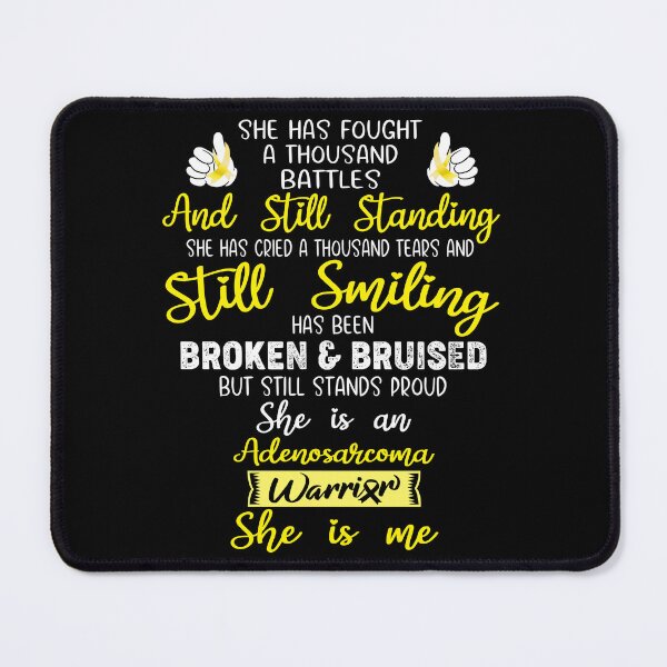 Item preview, Adenosarcoma Warrior SHE IS ME - Support Adenosarcoma Fighter Gifts designed and sold by Berriosly.