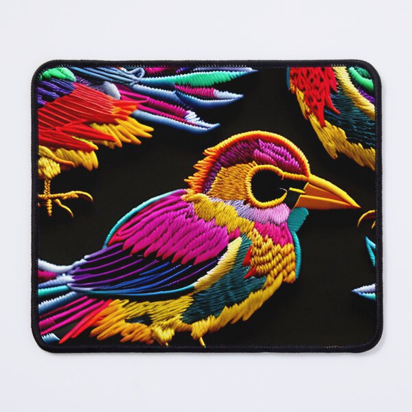 Item preview, "...Everybirdy golder birds_Embroidered Pattern...03_S60" designed and sold by CreArtorium.