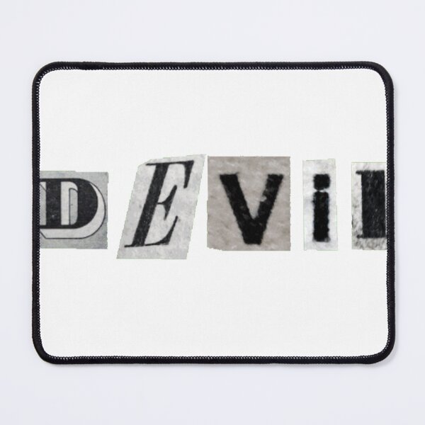 Item preview, Devil newspaper cutout designed and sold by Lexi Willow.