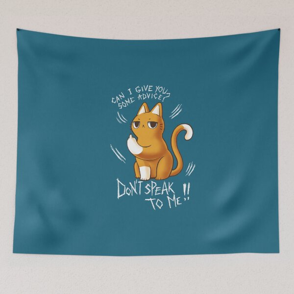 Item preview, Don't speak to me - Funny Sassy Cat - Social Distancing Kitty designed and sold by BlancaVidal.