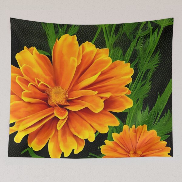 Item preview, Marigold flowers background designed and sold by gramizzia.