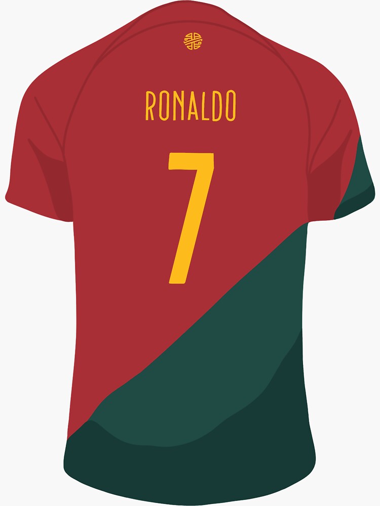 Ronaldo Jersey Sticker for Sale by juliamcc23