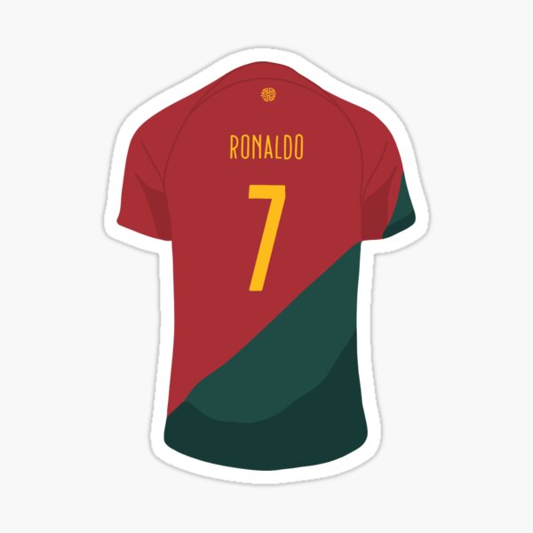 Ronaldo Jersey' Sticker for Sale by juliamcc23