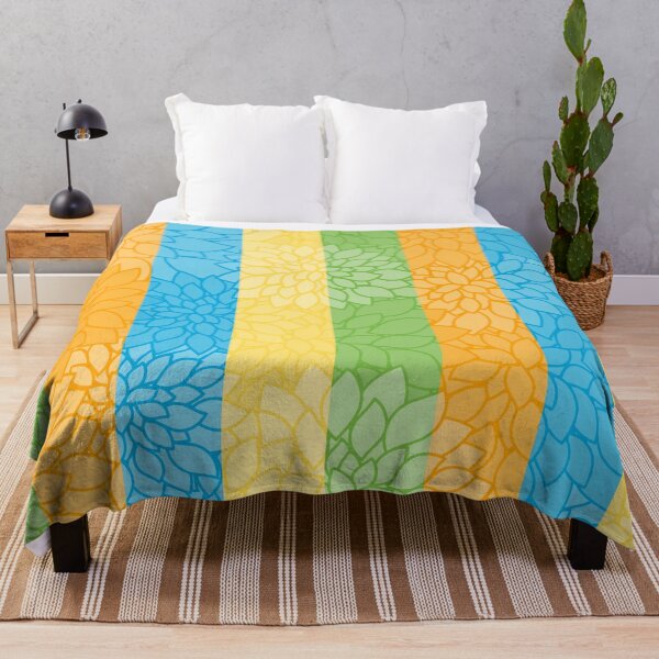 Item preview, Bright Colorful Vertical Striped Floral Seamless Pattern designed and sold by MoePark.