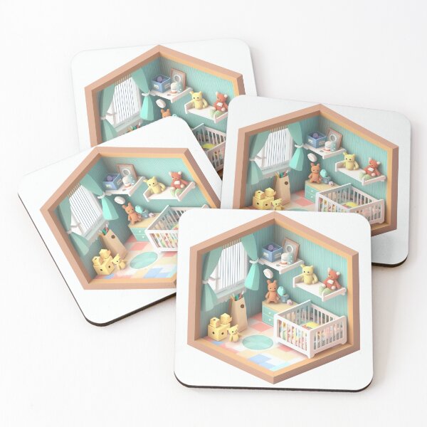 Item preview, Little One's Oasis, Isometric Room designed and sold by Slice-Of.