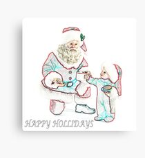 COOKIES FOR SANTA Canvas Print