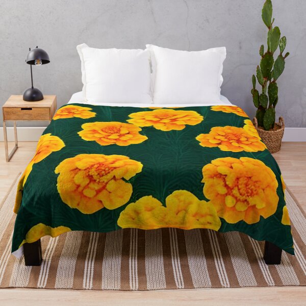 Item preview, Marigold flowers background designed and sold by gramizzia.