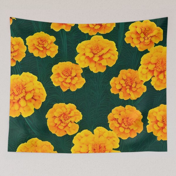 Item preview, Marigold flowers background designed and sold by gramizzia.