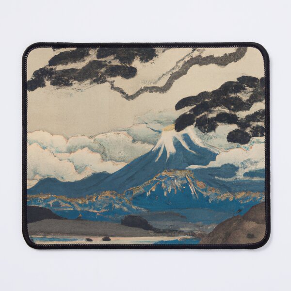 Item preview, Volcano. Japanese Style. Modern Minimalist Asian Oriental Art. designed and sold by BrendaDesigner.
