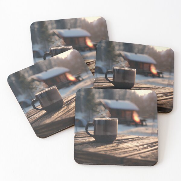 Item preview, Camping Jo, Morning coffee at the cabin designed and sold by Beholder Images.