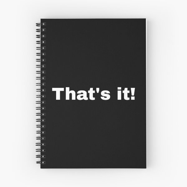 Item preview, Thats it! designed and sold by Artfits.
