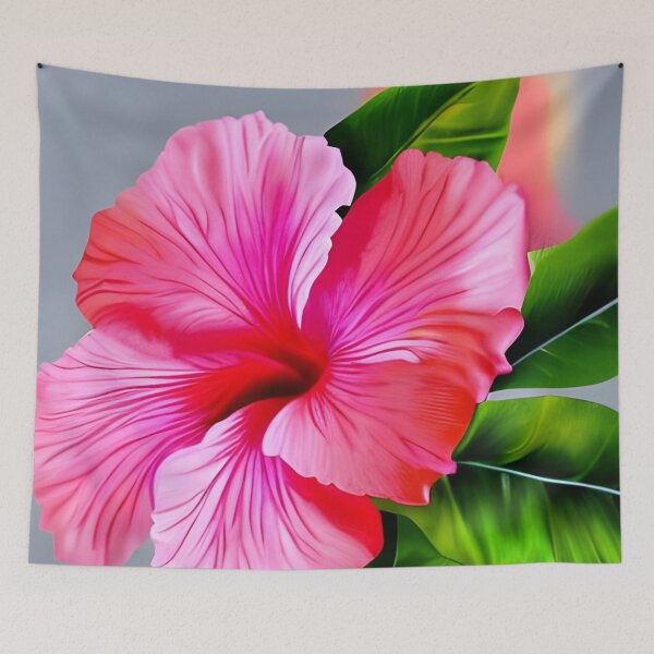 Item preview, Pink Hibiscus Tropical Flowers designed and sold by gramizzia.