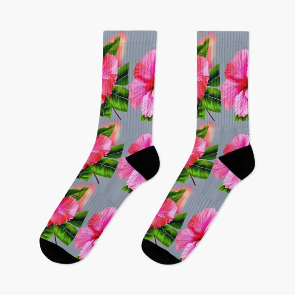 Item preview, Pink Hibiscus Tropical Flowers designed and sold by gramizzia.
