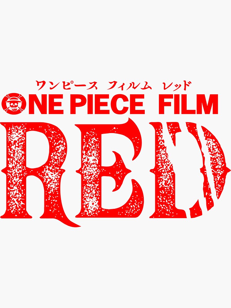 "One Piece Film RED" Sticker for Sale by WHYU20 Redbubble