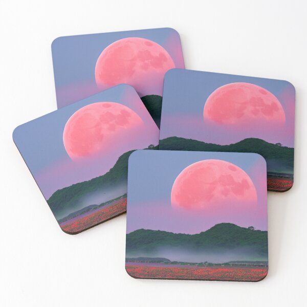 Item preview, Aprils Full Pink Moon Art designed and sold by AYACHI90.