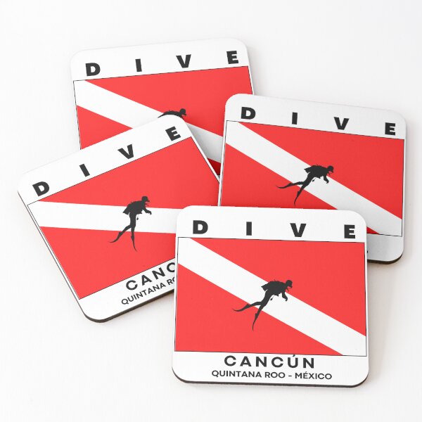 Item preview, Diving Flag - Cancun, Quintana Roo, Mexico designed and sold by Peycer.