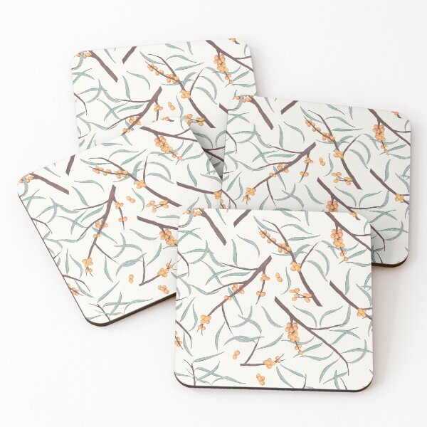 Item preview, Botanical pattern - Branches with orange berries #1 designed and sold by Origillus.