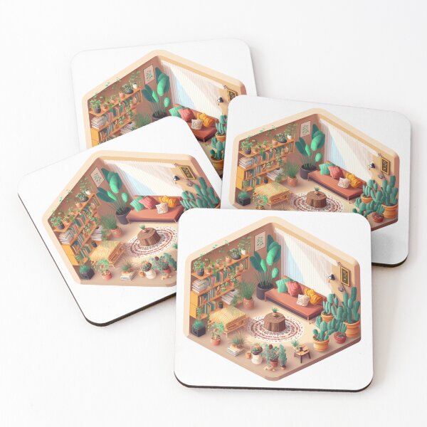 Item preview, Eclectic Escape, Isometric Room designed and sold by Slice-Of.