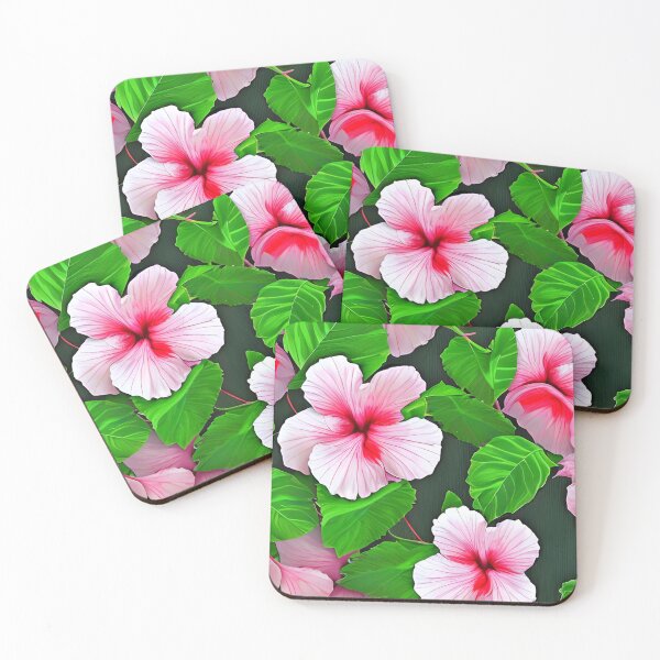 Item preview, Pink Hibiscus Tropical Flowers designed and sold by gramizzia.