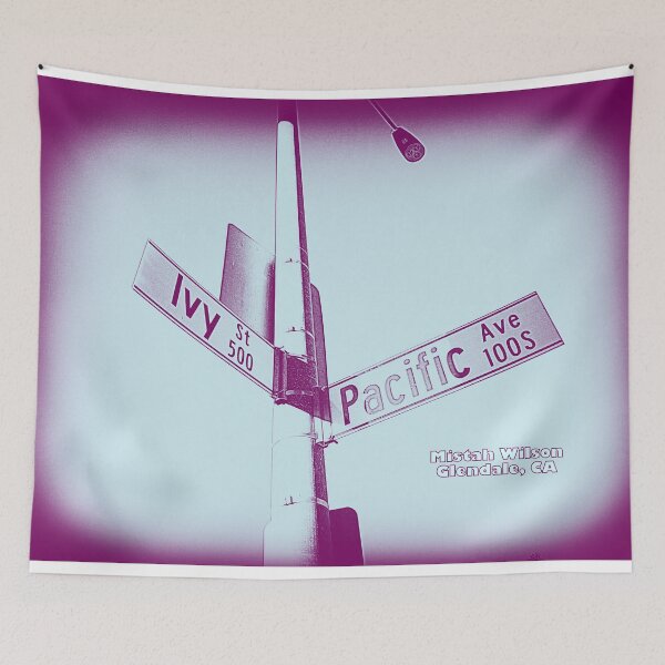 Item preview, Ivy Street & Pacific Avenue, Lavender Sour Patch, Glendale, CA designed and sold by The Street Sign Store.