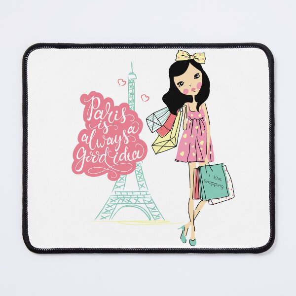 Item preview, Shopping in Paris - always a good idea! designed and sold by Violet Grant.