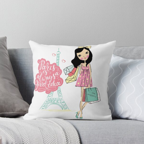Item preview, Shopping in Paris - always a good idea! designed and sold by Violet Grant.