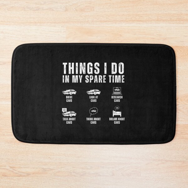 Item preview, Things I Do In My Spare Time Funny Car Lover Guy Enthusiast T-Shirt designed and sold by Baron-Hagen.