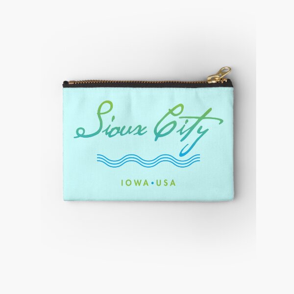 Item preview, Sioux City Iowa Typographic River Design designed and sold by Futurebeachbum.