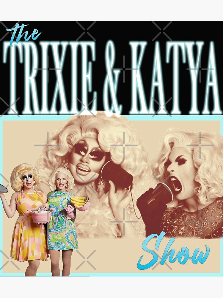 "Vintage Trixie and Katya 90s Retro" Poster for Sale by mukhtaran