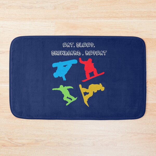 Item preview, Eat sleep snowboard repeat, snowboarding design  designed and sold by t1n3333.