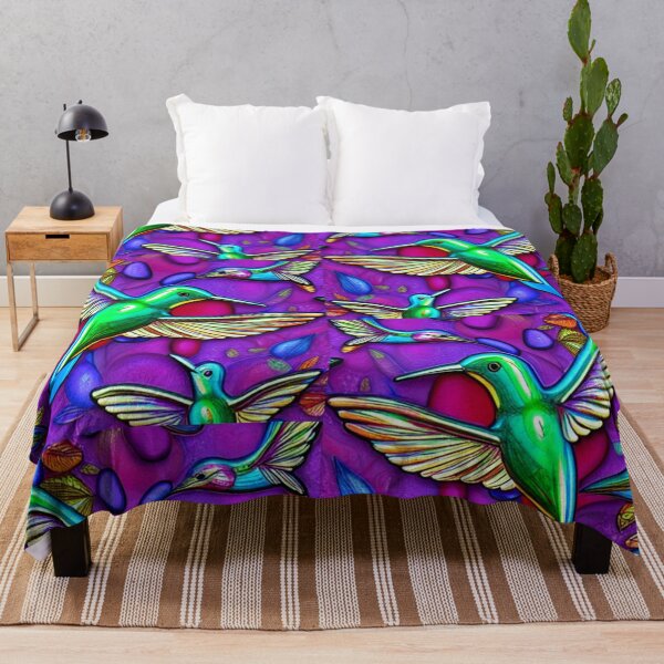 Item preview, HUMMING BIRDS - MOM AND BABIES - COLORFUL BIRDS designed and sold by DanaMire.