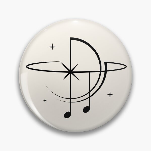 Item preview, Celestial music notes designed and sold by EllaMars.