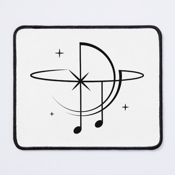 Item preview, Celestial music notes designed and sold by EllaMars.