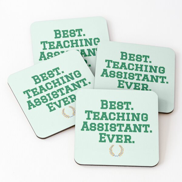 Item preview, Best Teaching Assistant TA green designed and sold by cmd-art.