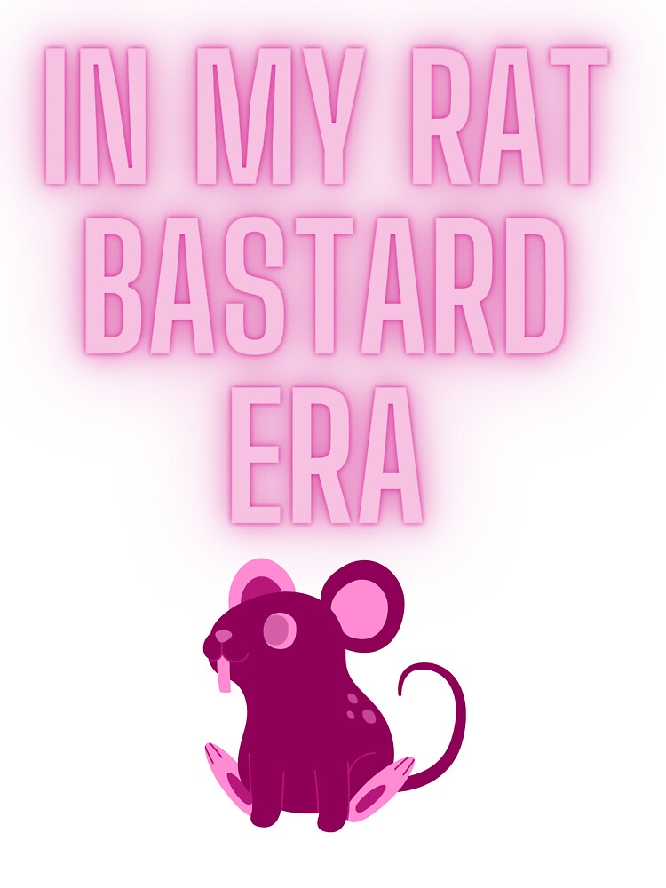 "Rat Bastard Era" Sticker for Sale by karameenan Redbubble
