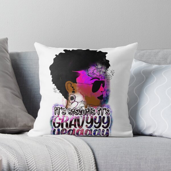 It's All Biscuits & Gravy Throw Pillow