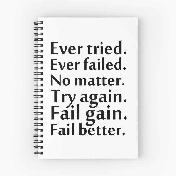 Item preview, Ever tried ever failed... Life Motivational Quote designed and sold by ColorQuote.