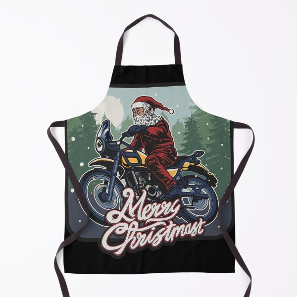 Item preview, Biker Santa Motorcycle Fan Merry Christmas Xmas designed and sold by PRINYOS.