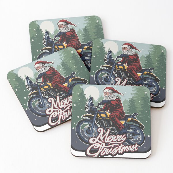 Item preview, Biker Santa Motorcycle Fan Merry Christmas Xmas designed and sold by PRINYOS.