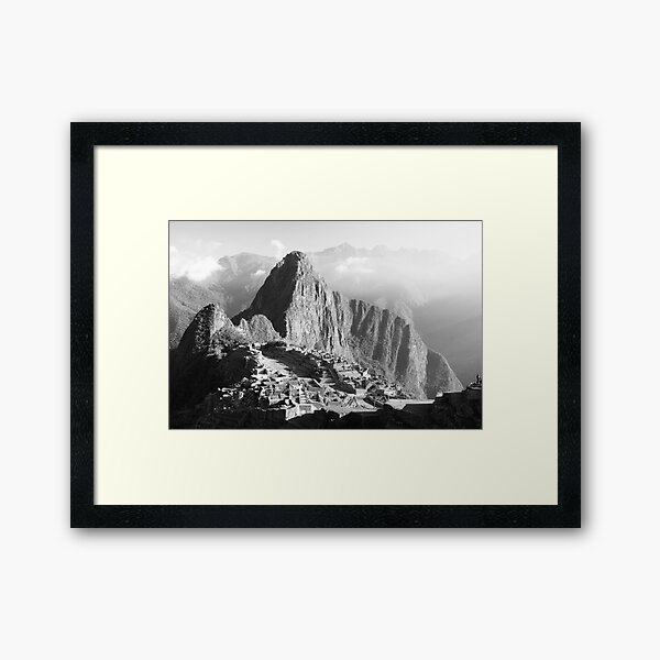 Machu Picchu at Dawn Framed Art Print