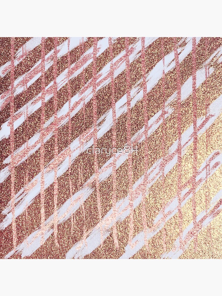 "Blush Pink and Copper " Poster by claryce84 Redbubble