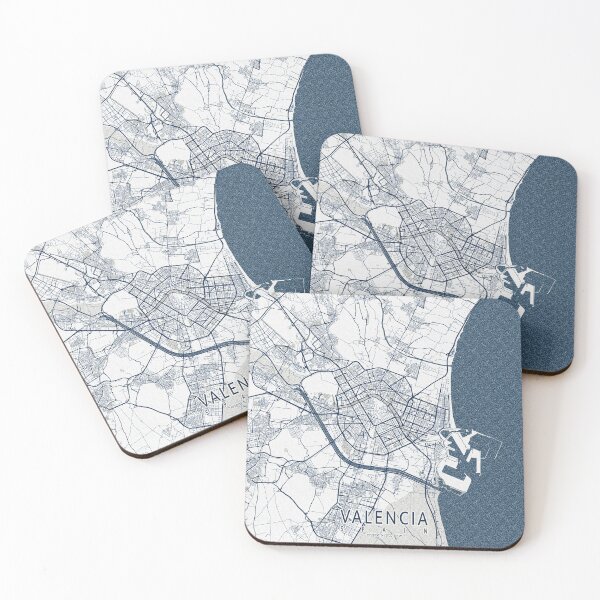 Item preview, Valencia City Map of Spain - Coastal designed and sold by deMAP.